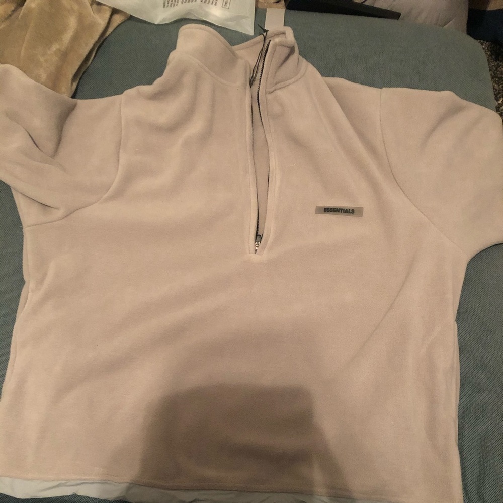 Essentials fear of god(fog) pullover grey